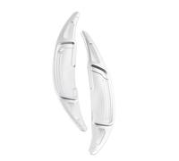 Palette au Volant Compatible Avec Arkana Pour Zen Pour Initiale Pour Paris 2020 Accessoires De Couverture D'extension De Palette De Changement De Volant De Voiture(White)