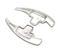 Palette au Volant Compatible Avec Benz Pour A B Pour M Classe W176 W246 GLK SLK Pour CLA GLA Autocollant Style Volant Voiture Palettes D'extension Changement De Vitesse Manettes De Vitesse(Silver)