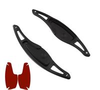 Palette au Volant Compatible Avec Genesis Pour G80 2017-2020 Extensions De Palettes De Volant Sport Autocollants D'extension De Sélecteurs De Vitesse(Black)