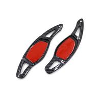 Palette au Volant Extension De Levier De Vitesse De Changement De Volant De Voiture pour R8 RS3 RS4 RS5 TT RS RS pour Q3 RS pour Q8 Palette Vitesse Volant(Carbon Fiber Black)