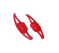 Palette au Volant pour Golf 8 pour MK8 R pour GTI R pour Line pour Passat pour Atlas pour CC Accessoires Extension Palette Changement Vitesse Volant Voiture ABS palettes de changemen(Red)