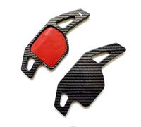 Palette au Volant Pour Seat Pour Leon Pour Cupra 4F 5F MK3 MK4 Pour Ibiza 6F Arona Ateca Leon ST Alhambra Volant En Fibre Carbone Avec Palettes Changement Vitesse ABS(Black Carbon Look)