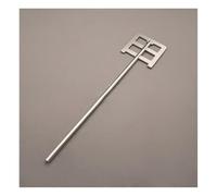 Palette carrée à lame en acier inoxydable de 40 à 120 mm avec manche, utilisée for les équipements de laboratoire(70x8x350mm)