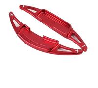 Palette changement Compatible Avec Pour Clio Pour 5e Génération 2019 Intérieur Voiture Palettes Changement Vitesse Volant Voiture(Red)