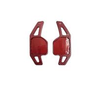 Palette Changement Volant Extension Palettes Changement Vitesse Pour Volant, Accessoires Pour Seat Leon ST 5F FR Cupra Ateca Ibiza 6P Arona Tarraco Alhambra(Red carbon pattern)