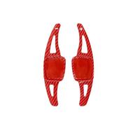 Palette Changement Volant Pour Golf 7 8 B8, 1 Paire De Palettes De Changement De Vitesse De Volant De Voiture, Extension En Plastique ABS(Red)