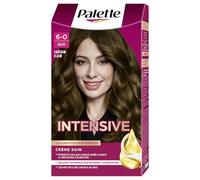 Palette, coloration permanente creme soin, couverture 100% cheveux blancs, couleur longue duree jusqu’a la prochaine coloration, 6.0 (600) chatain clair