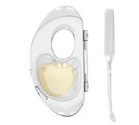 Palette cosmétique avec bâton mélangeur, palette de maquillage acrylique avec bâton - Plateau cosmétique acrylique,Palettes de mélange de maquillage avec trou pour les doigts pour rouges à lèvres, cos