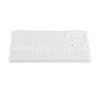 Palette D'aquarelle Pliable à 24 Grilles, Palette de Peinture Carrée en Plastique, Petite Palette à Couvercle Rabattable pour Contenir Différents Types de Peintures