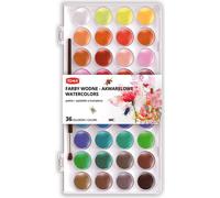Palette d'aquarelles 36 couleurs TOMA