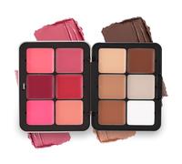 Palette de 12 couleurs correctrices pour fard à joues - Couverture complète - Correcteur de maquillage - Palette de fards à joues pour le maquillage