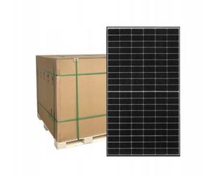 Palette de 36 pièces : Module PV JA Solar 500W, mono-Si, bifacial, cellules demi-N-type 182mm, câbles d'environ 120cm, connecteur MC4-EVO2A, poids de 27,3kg, Full Black
