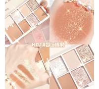Palette De 7 Couleurs D'ombre À Paupières, Thé Au Lait De Châtaigne, Doux Tempérament, Maquillage En Poudre, Cosmétique, Tslm1