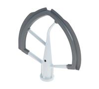 Palette de batteur plate 6 pintes, avec bords flexibles en Silicone, bord flexible for mélangeur sur socle à bol relevable, 1 pièce