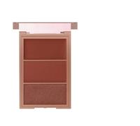 Palette de blush 3 couleurs, blushs pour les joues, palette de maquillage crème et poudre compacte, blush mat naturel longue tenue, cadeau maquillage (#03)