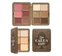 Palette De Blush De Caractéristique À La Crème - Concesseur De Maquillage Professionnel, Palette De Correcteur De Couverture Complète | Blush Natural Cheek - Palette De Fard À Joues Et De Contour Du V