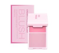 Palette de blush multi-usage 2 en 1 crème et poudre pour maquillage quotidien, accessoires cosmétiques essentiels, couleur naturelle