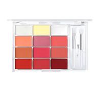 Palette de brillants à lèvres, palette de couleurs pour les lèvres | Palette de rouge à lèvres 12 couleurs, teinte brillante - Palette de couleurs hydratantes, rouge à lèvres, maquillage pour femmes e