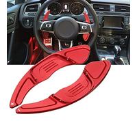 Palette de changement de volant en aluminium rouge Baceyong pour V-W Golf7 GTI R Scirocco 2015-2017 (gauche + droite)