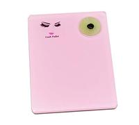 Palette de cils en acrylique rose + pierre de jade ronde