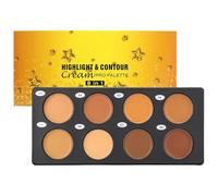 Palette De Contour Crème,8 Nuances De Maquillage Pour Le Visage À Tenue Longue Et Résistante Aux Traces - Palette de Correcteur Couvrant à Couverture Totale - Pour la Maison le Voyage l'Hôtel l'Appart