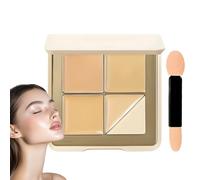 Palette De Correcteur - 3 Couleurs Anti Trace Maquillage Visage Neutralisant,Palette Correctrice - Pour Filles Fête Voyage Maquillage Quotidien Tenue Décontractée Look Naturel Routine Rapide