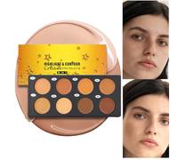 Palette de Correcteur de Couleur - 8 Teintes Couverture Intégrale Maquillage Visage Cosmétiques | Palette De Correcteur De Contour Crème Et De Correction De Couleur - Pour La Maison Le Dortoir Le