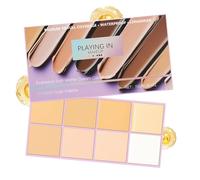 Palette de correcteur de couleur crème, 8 couleurs, mat, imperméable, crème correctrice de couleur, pour femme et fille, pour peaux sensibles, matures et sèches, boutons, voyage, , fête