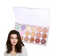 Palette de correcteur de couleur, palette de corrigées de couleur | Éclaircissement complet de couverture complète 18 couleurs | Palette de beauté imperméable dissimulant le maquillage pour Thanksgivi