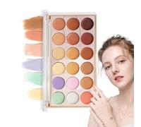 Palette de correcteur de couleur, palette de corrigées de couleur,Rêveur de couverture complète à 18 couleurs - Maquillage de dissimulation étanche pour le teint, palette de beauté, pour un usage quot