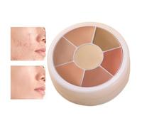 Palette De Correcteur De Fondation - Correcteur De Couleurs Tout-en-un Et Kit De Contour | Surligneur Étanche, Correcteur De Maquillage Mélangeable, Correction De Couleurs Pour Une Couverture