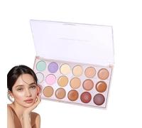 Palette de correcteurs de teint 18 couleurs | Crème de camouflage éclaircissante sous-œil imperméable | Full Face Contour Highlighting Correction Compact | Kit de finition longue durée de la peau