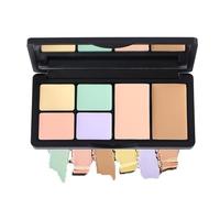 Palette de correcteurs - Palette de 6 couleurs correctes - Palette de contour du visage - Correcteur sous les yeux - Idéal pour se cacher, sculpter et maquiller - Perfection