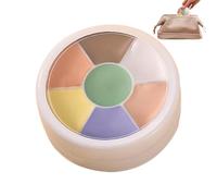 Palette de correction de couleur - Palette de fond de teint, anti-cernes, palette de maquillage, crème pour le visage, surligneur imperméable, correcteur de teint pour porter toute la journée