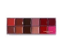 Palette de couleurs à lèvres 12 - kit de maquillage de rouge à lèvres mat, ensemble de brillance à lèvres à longue tenue lisse | Palette de lèvres compacte pour les femmes, cadeau cosmétique de beauté