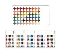 Palette de couleurs d'automne profonde 6 pièces Analyse saisonnière Portable Match Analyse