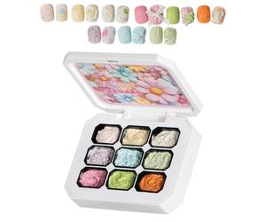 Palette de couleurs de gel - Ensemble de vernis à ongles raffiné, collection avec sélection de manucure brillante de qualité supérieure, harmonie de couleurs polyvalente, mélange luxueux pour ongles |