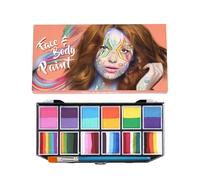 Palette de création de couleurs de visage et de corps pour les costumes | Ensemble de couleurs basé sur l'eau | Ensemble de maquillage de cosplay | Art corporel artistique Halloween | Peinture de visa