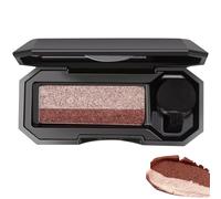 Palette de fards à paupières 2 couleurs maquillage de palette à paupières avec petit pinceau éponge étanche et portable deux tons fard hautement pigmenté 1