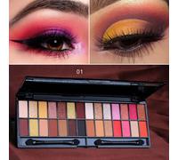 Palette De Fards À Paupières, 28 Couleurs, Couleur Chair, Résistant À L'eau, Brosse De Maquillage Durable, Cosmétiques, Tslm1