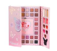 Palette De Fards À Paupières - 32 Couleurs Cosmétiques Hautement Pigmentés Longue Durée | Palette Compacte Tout-en-un Surligneur De Contour Des Lèvres Matte Shimmer Blush | Pour Les Femmes, Les