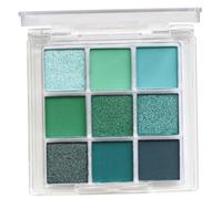 Palette de fards à paupières 9 couleurs vert avocat estompables maquillage vert longue tenue et waterproof pour filles