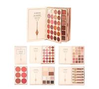 Palette de fards à paupières - Collection de 48 ombres à paupières longue durée avec design pliable - Outil de coiffage cosmétique avec surfaces polyvalentes - Livre de maquillage de voyage doux