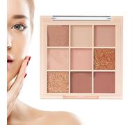 Palette de fards à paupières colorés - Collection professionnelle de fards à paupières scintillants, ombres claires et textures ombrées | Palette de maquillage Shimmer Glitter pour Trucchi Bright Eyes