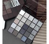Palette de fards à paupières Dark - Assortiment de fard à paupières gothique, gamme de shadow de tone cool | Ensemble élégant de pignon étincelant pour les yeux, paquet de poudre pour les yeux fumés d