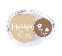 Palette De Fards À Paupières,Longue Durée Imperméable 2 Couleurs,Palette De Maquillage De Contour Pour Femmes | Pour Femmes Adolescents Épouse Voyage Quotidien Rencontres Fête Navette Mariage