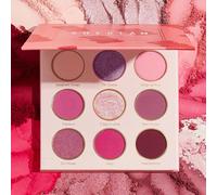 Palette De Fards à PaupièRes Love Candy 9 Couleurs-Palette De Fards à PaupièRes MéTalliques Mats Et Scintillants-Rose Brillant, Mauve Poudré. Fard à PaupièRes Ultra Pigmenté, Doux Et Estompable-Cadeau