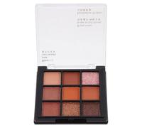 Palette de Fards à Paupières Miaool 9 Couleurs Poudre Mixte Portable | Textures Nacrées, Mates et Interférentes, Maquillage de Fête, Facile à Utiliser