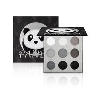 Palette de Fards à Paupières Noires, Palette D'ombres à Paupières Smoky Blanc Gris Argenté, Longues Durée 9 Couleurs Maquillage Mates à Paillettes Pallette pour Femmes et Filles
