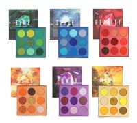 Palette de fards paupires Docolor 54Colors Palette d'ombre paupires Gemstone Gemstone hautement pigmente Skimmers Smokey Smokey Cream Powd